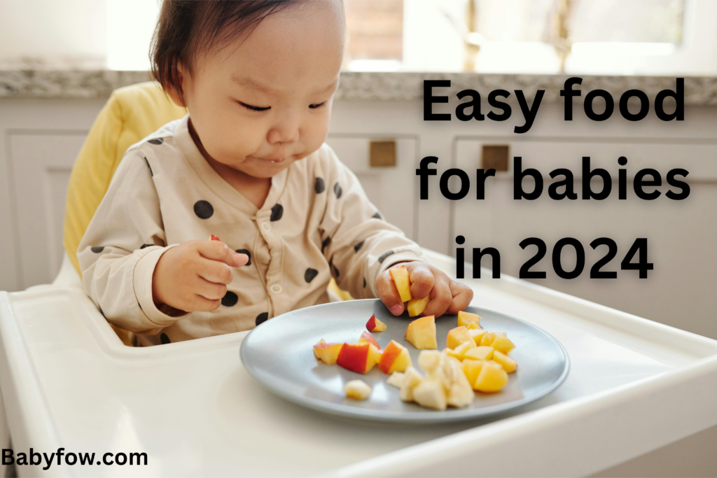 Easy food for babies in 2024.